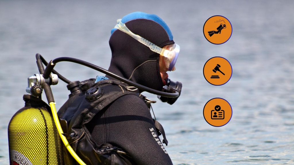 disciplina legge subacquea