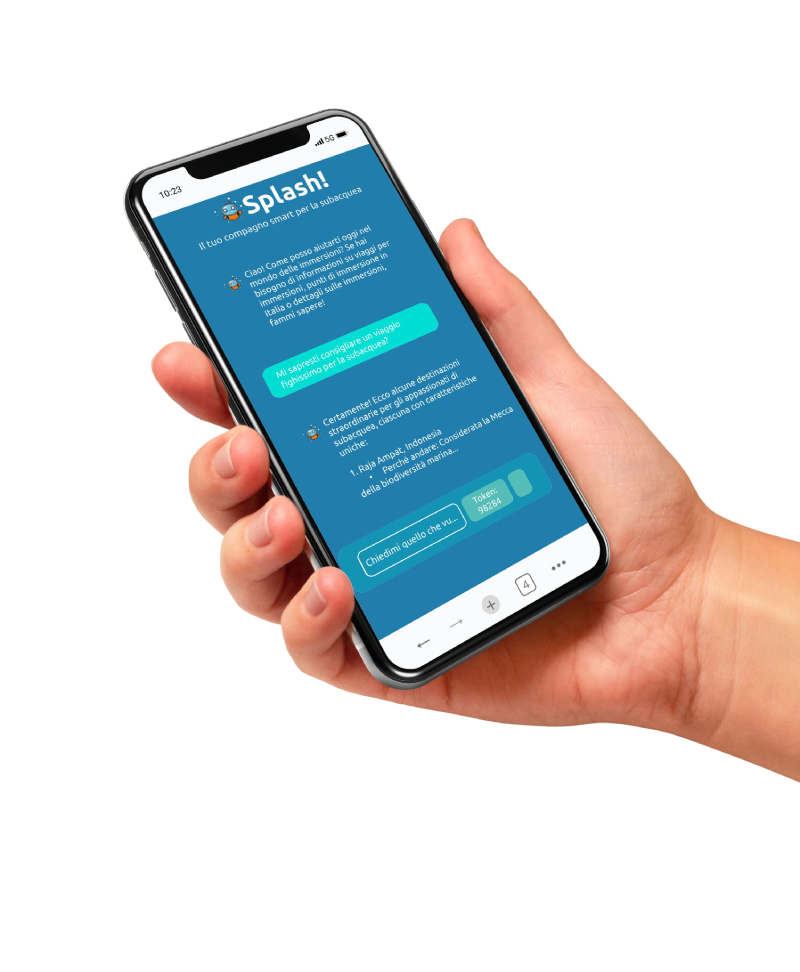 Splah intelligenza artificiale su smartphone