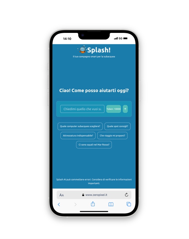 Splash AI funzionalita
