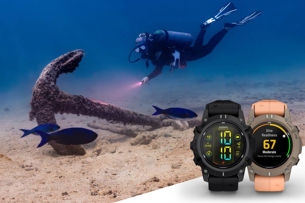 Computer da polso Garmin Descent G2 versione rosa e versione nera