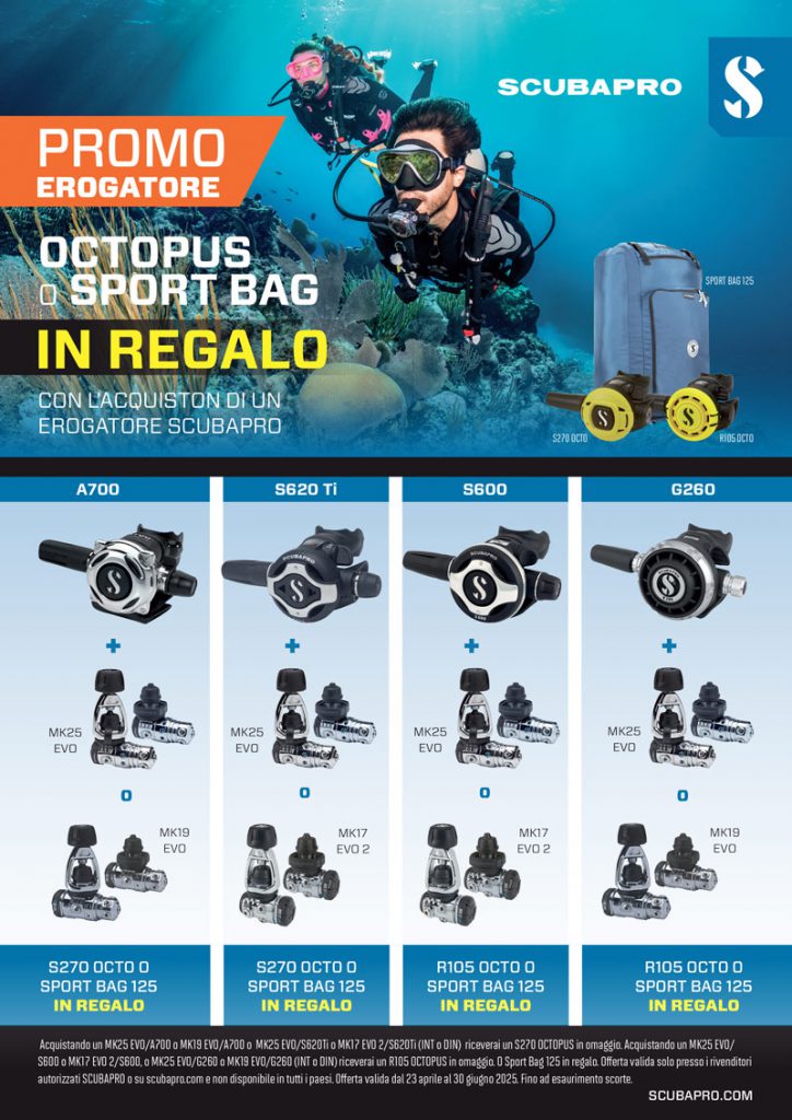 scubapro promo erogatore octopus