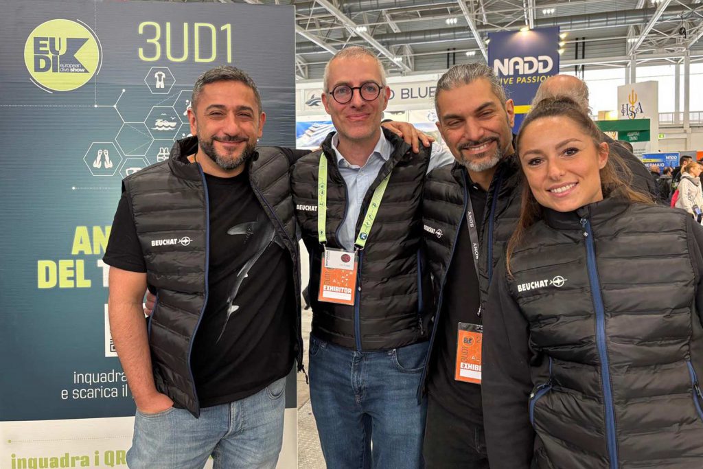 Team Beuchat eudi show fiera subacquea ambassador diving-espositori