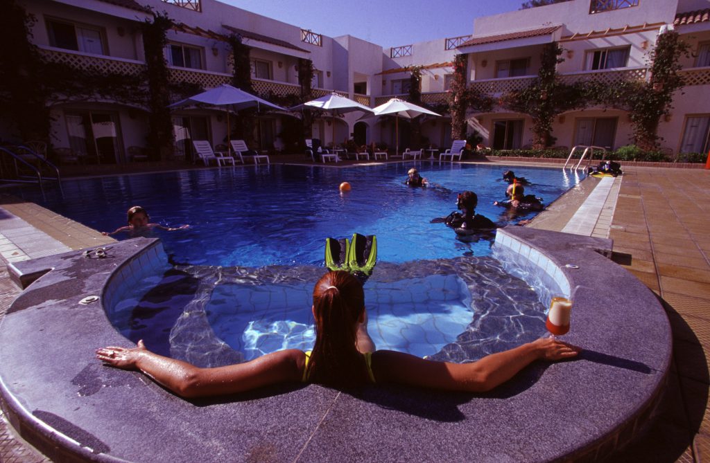 Boutique hotel Naama Bay Camel dIve piscina