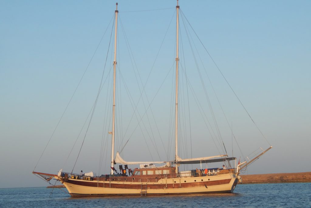 Imbarcazione elegante di Claudio Scarpellini.