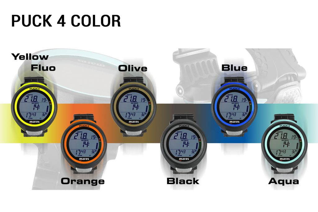 Varianti colore per orologio Mares Puck 4