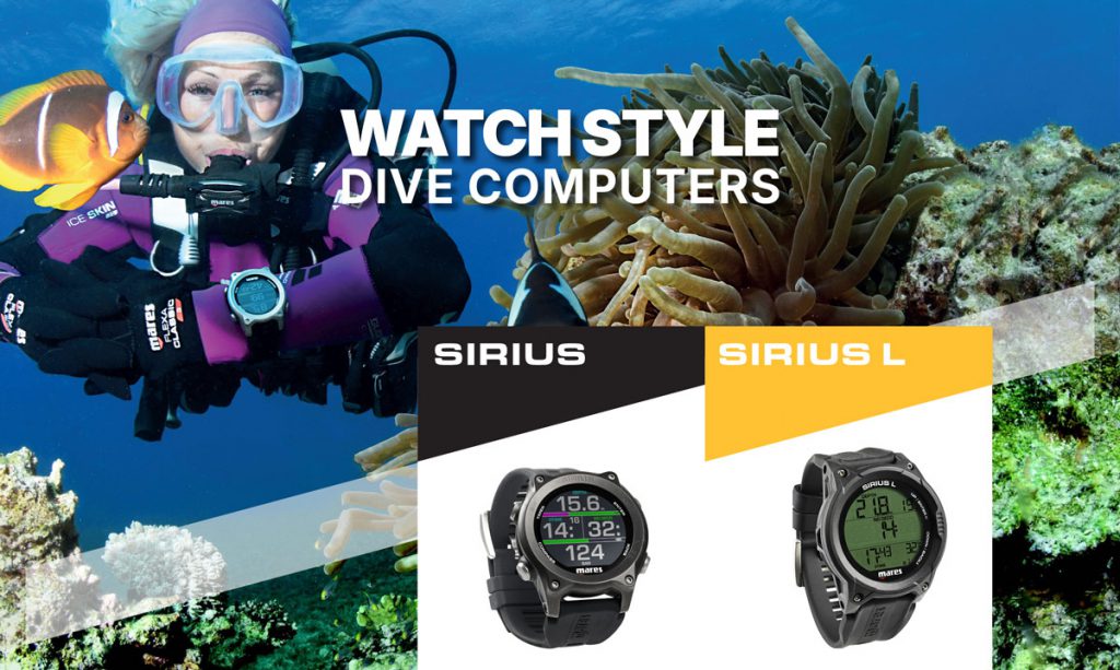 Compuer subacqueo Mares versione Sirius e Sirius L