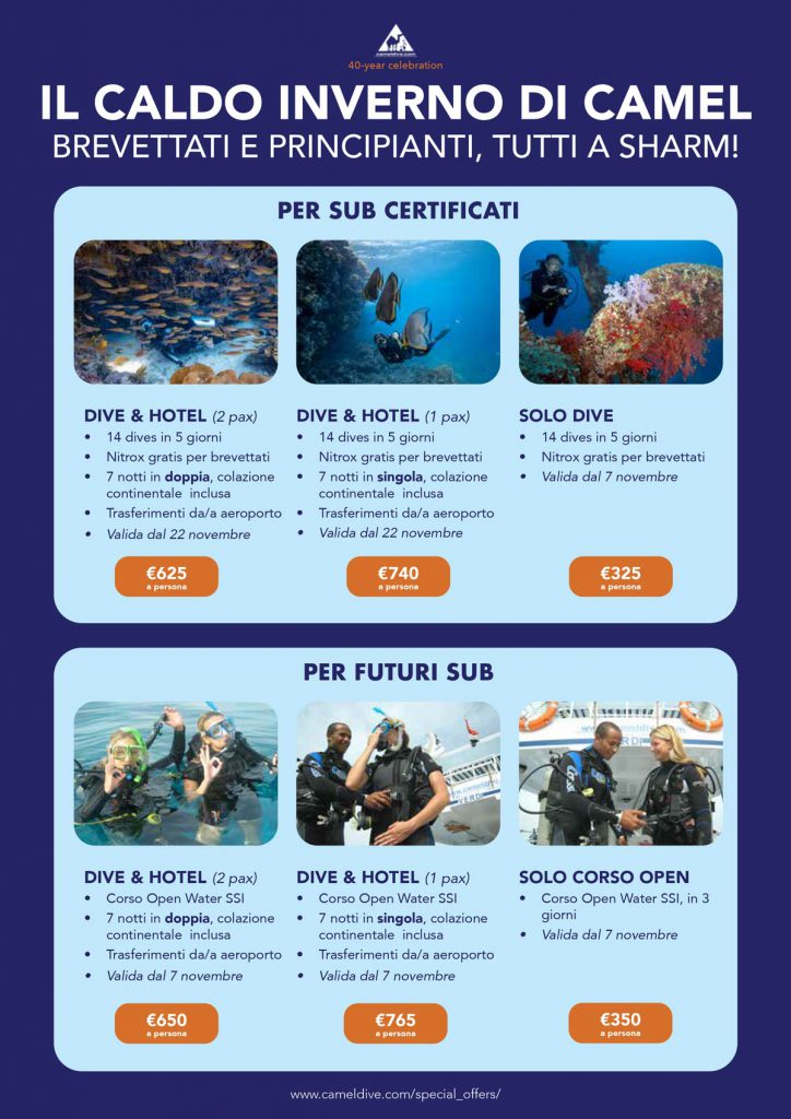 camel offert sharm subacquea