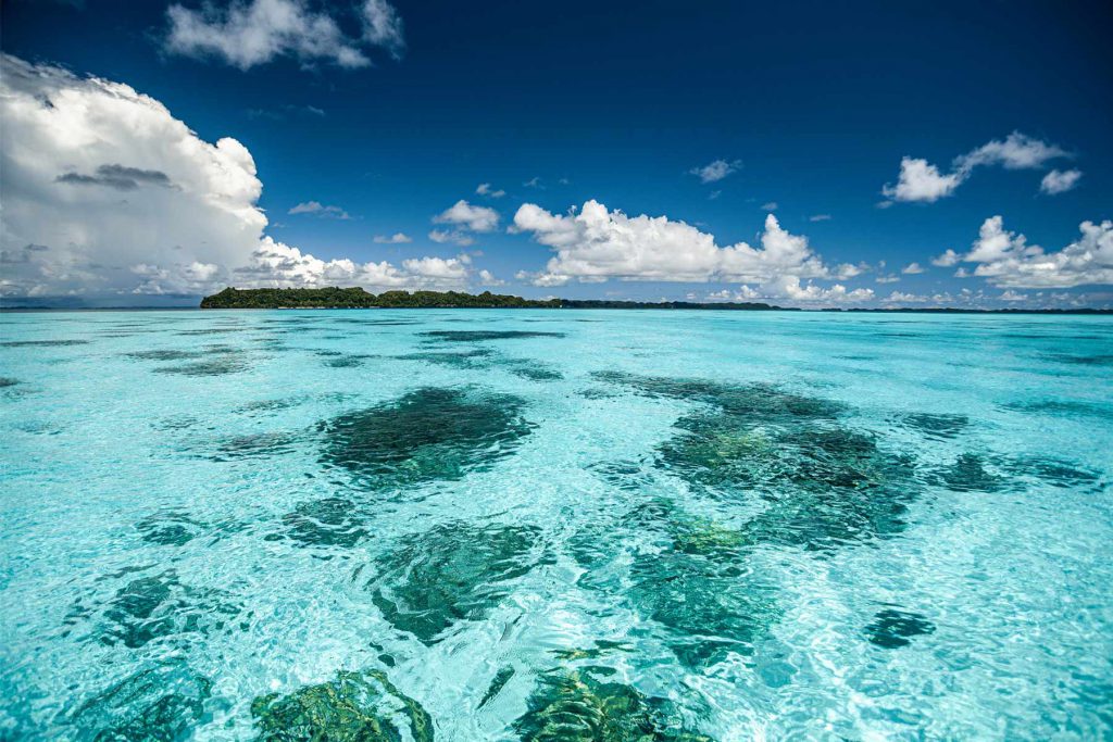 Micronesia-Palau acque cristalline