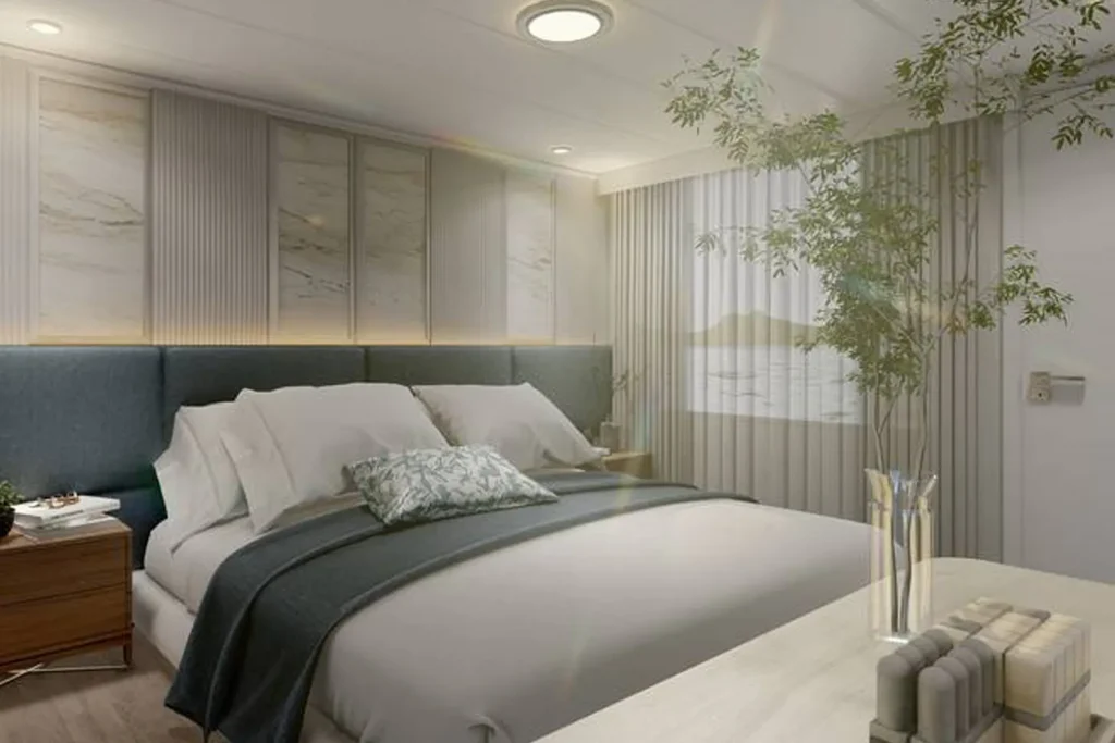 Interno cabina  M/Y Galaxy Diver II