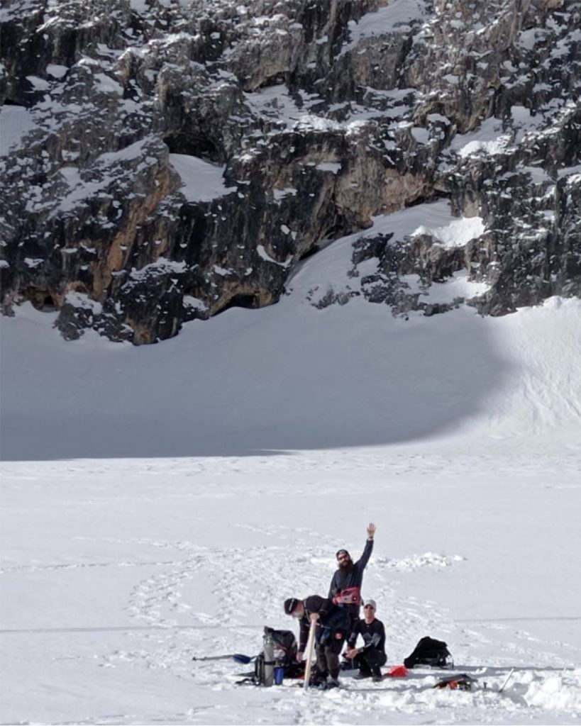 antermoia sub scavi ghiaccio