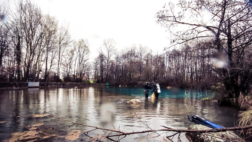 immersione sub lago beinette cuneo